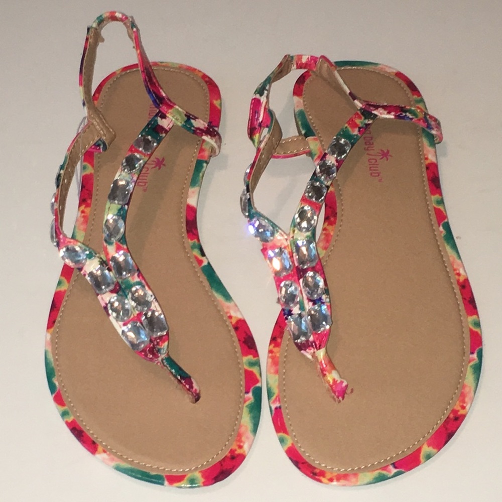 Montego Bay Club Sandals Ladies Size 9.5